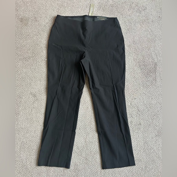 Chico's Black Slimming Straight-Leg Pants - Picture 1 of 4